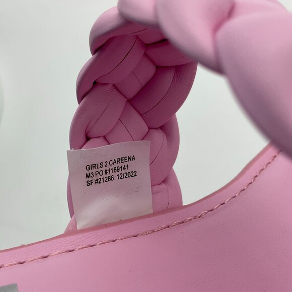 DV Dolce Vita Girls Sz 2 Band Braided Careena Pink Flat Sandal NEW in Box - Picture 8 of 8